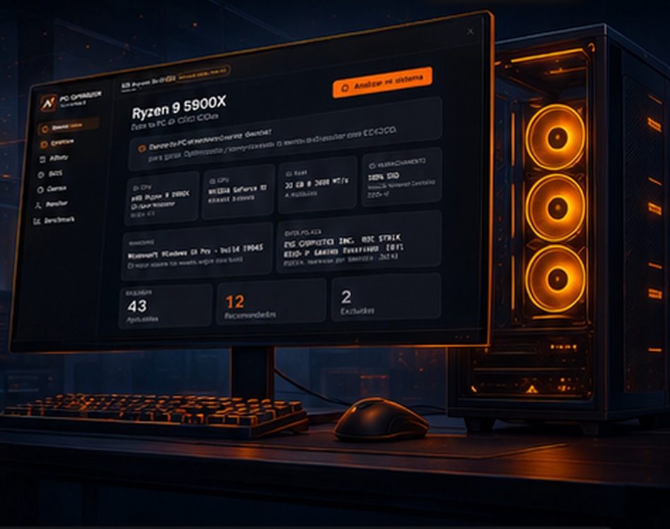 PC Optimizer Gaming en un PC gamer