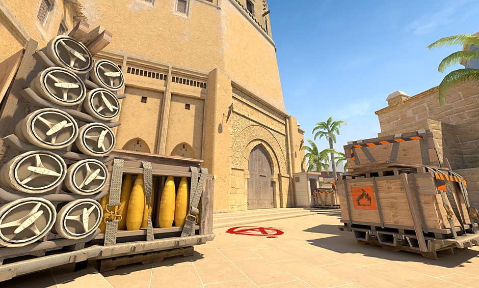 Mapa Mirage de CS2 antes de optimizar